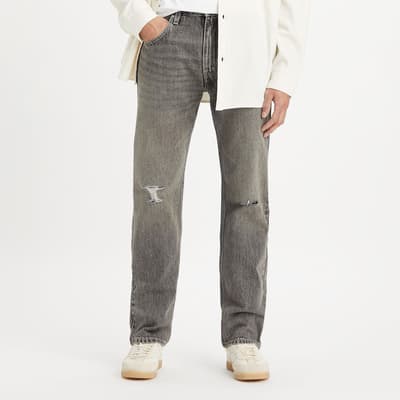 Grey Silvertab Straight Jeans