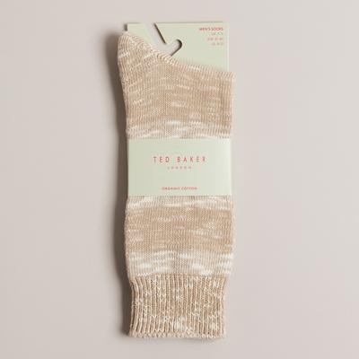 Natural Foggie Twisted Yarn Hiking Socks