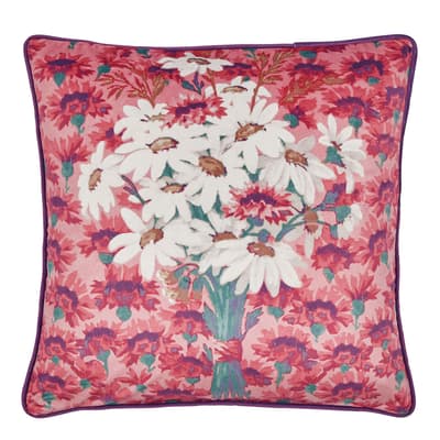 Mirfield 45x45cm Feather Cushion, Mulberry