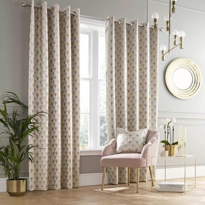 Sopwell 168x229cm Blackout Eyelet Curtains, Mustard