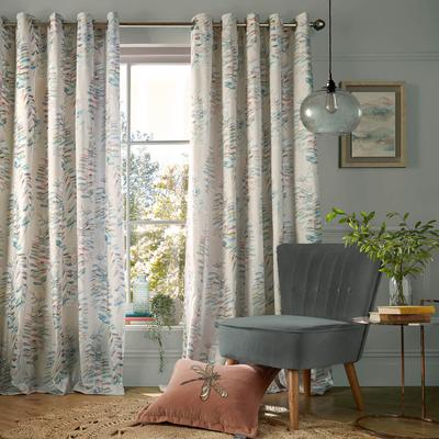 Azolla 168x137cm Eyelet Curtains, Multi