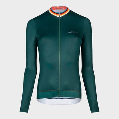 Green Long Sleeve Cycle Jersey