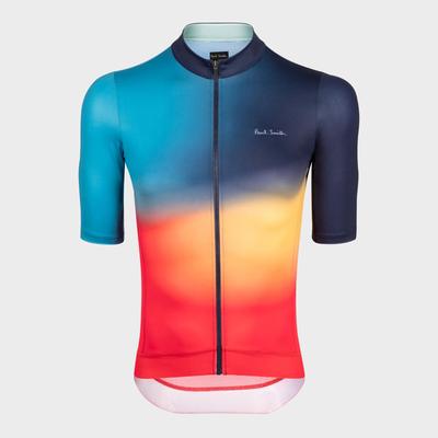 Artist Stripe Fade Race Fit Cycling Jersey