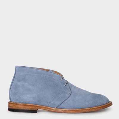 Blue Leather Mendes Shoe