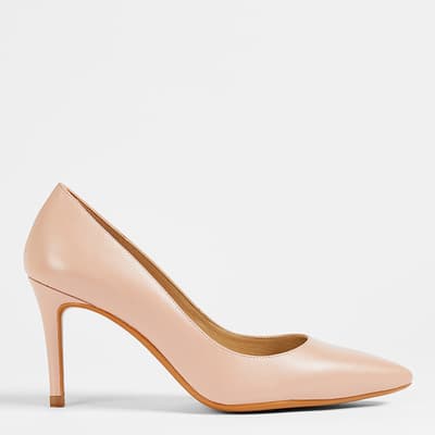 Pink Leather Alyssa Court Heel
