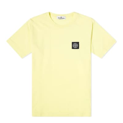 Yellow Cotton Jersey T-Shirt
