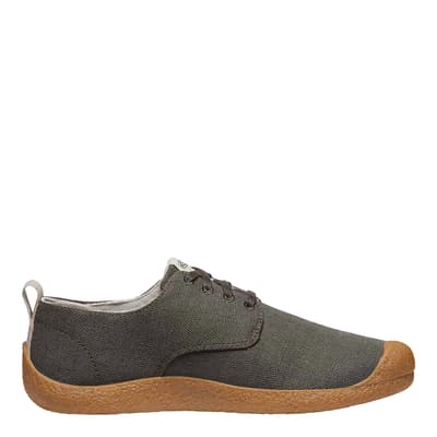 Green Mosey Derby Canvas Shoe