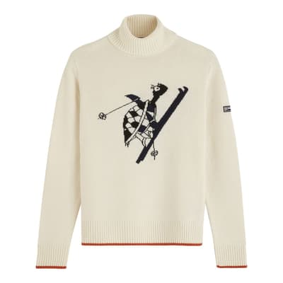 Off-white Printed Sweater