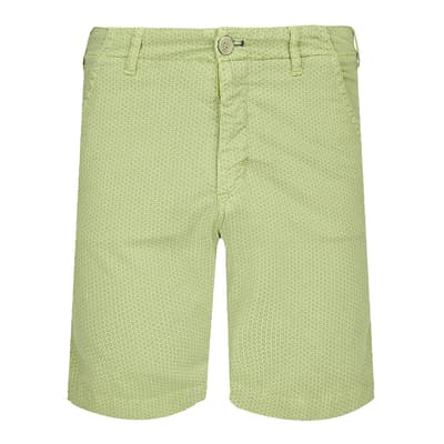 Green Ponche Bermuda Shorts