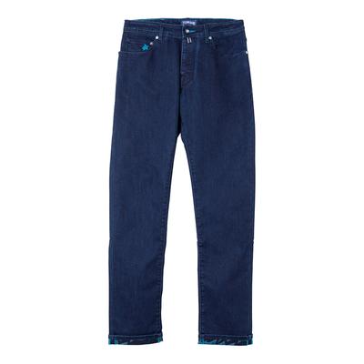 Navy Taillat Denim Trouser