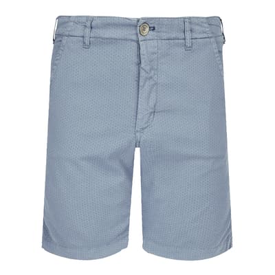 Grey Ponche Bermuda Shorts