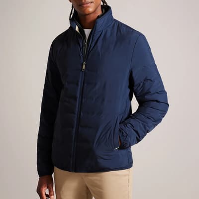 Blue Welded Nylon Liner Jacket