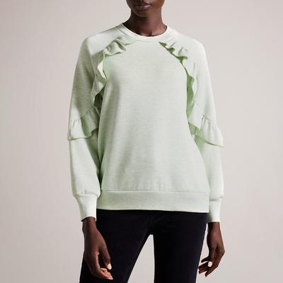 Mint Azme Frill Sweatshirt 