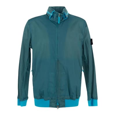 Turquoise Nylon Metal Watro-Tc Jacket