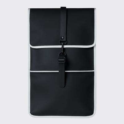 Black Unisex Backpack Reflective