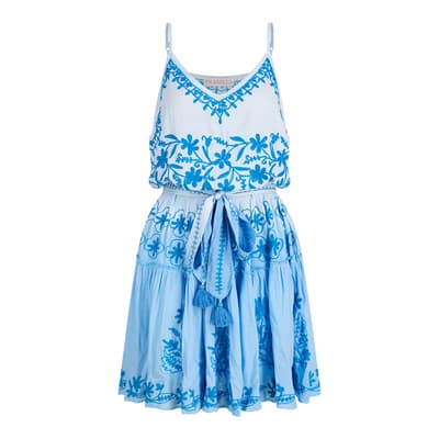 Blue Chloe Mini Dress