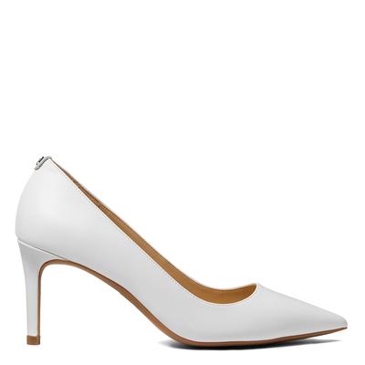 White Alina Flex Heeled Pump