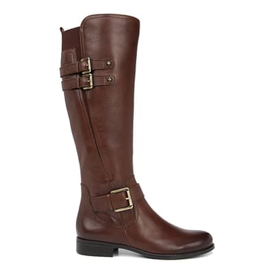 Brown Jessie Leather Long Boot