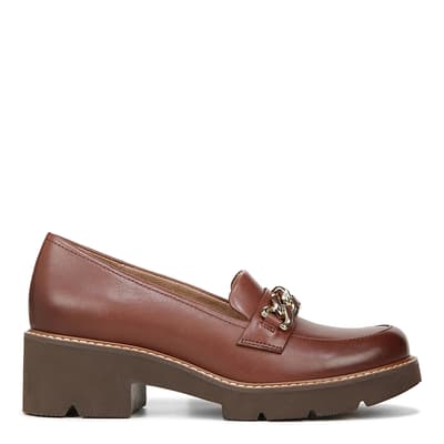 Brown Desi Leather Loafer