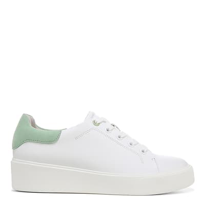 White/Green Morrison 2.0 Suede Trainer
