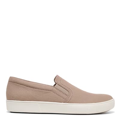 Beige Leather Marianne Slip On Trainers