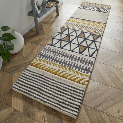 67x230cm Runner Rug, Raita-Taupe