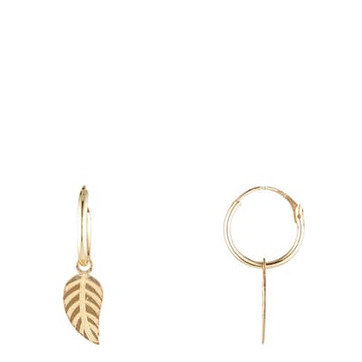Golden Foliage Earrings