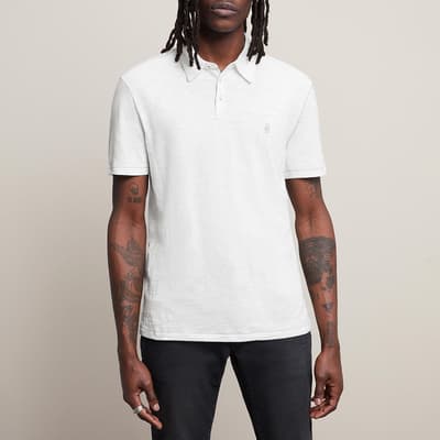 White Soft Collar Cotton Polo Shirt