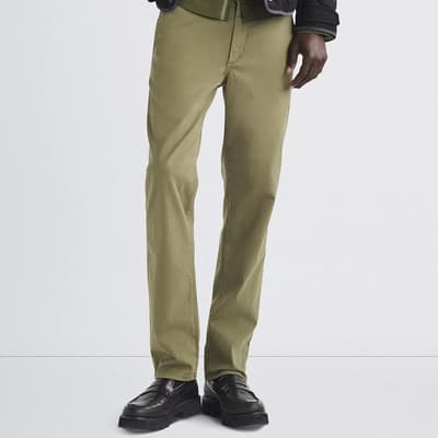 Brown Twill Chino Trouser