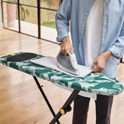 Glide Compact 110cm Green Easy-store Ironing Board