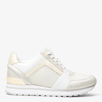 Pale Gold Billie Trainers