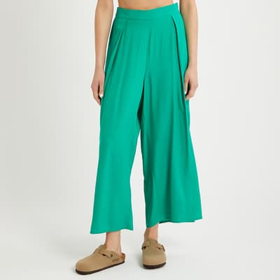 Emerald Side Split Trouser