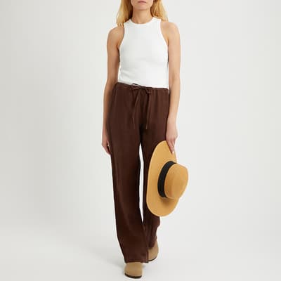 Cocoabean Linen Pull On Trouser