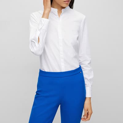 White Befelize Button Shirt