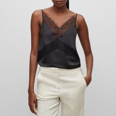 Black Ilacea Lace Top