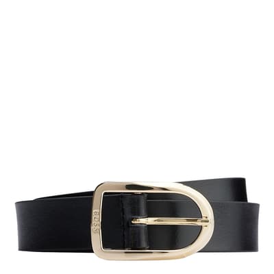 Black Colette Leather Belt