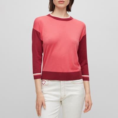 Pink/Red Faragona Wool Jumper