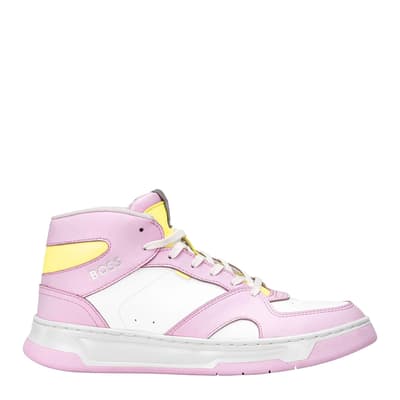 White/Pink Baltimore Trainers