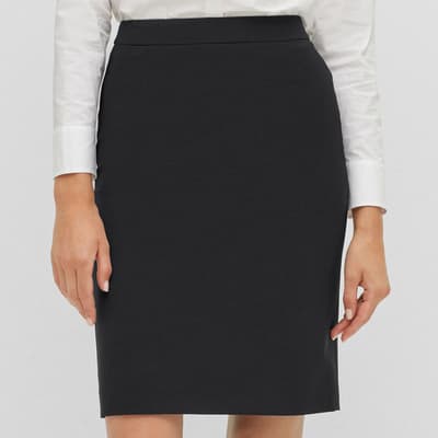 Black Vilea Stretch Mini Skirt