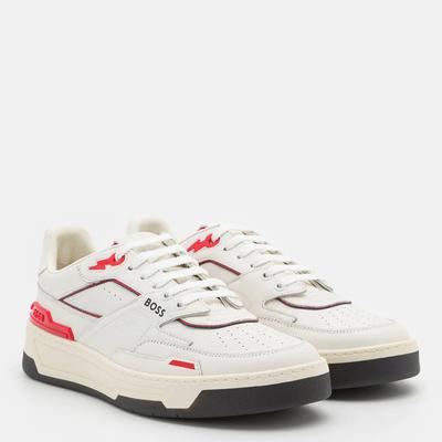 White Baltimore Tenn Leather Trainers