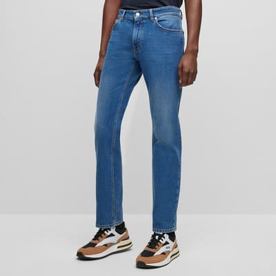 Blue Maine Straight Jeans