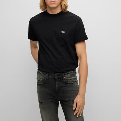 Black T-Skate Cotton T-Shirt