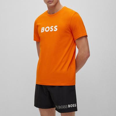 Orange Cotton T-Shirt 