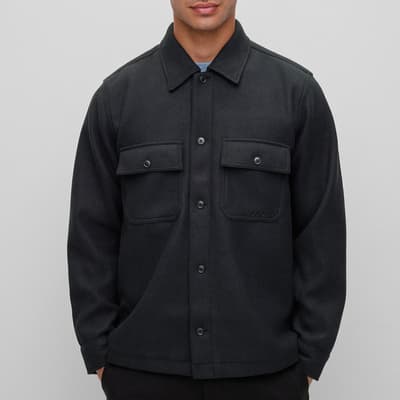 Black Lovvo Button Jacket