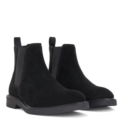 Black Tunley Cheb Leather Boots