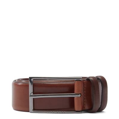 Dark Brown Carmello Leather Belt