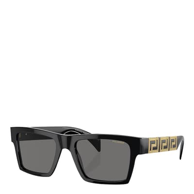 Men's Black Versace Square Sunglasses 54mm