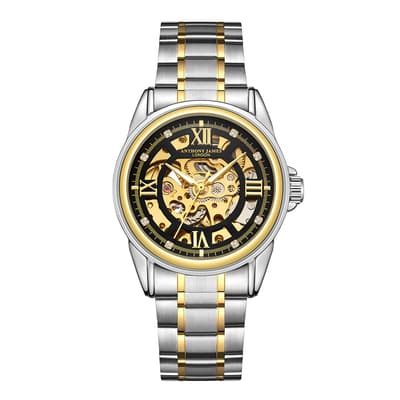 Men's Silver & Gold Anthony James Limited Edition Watch