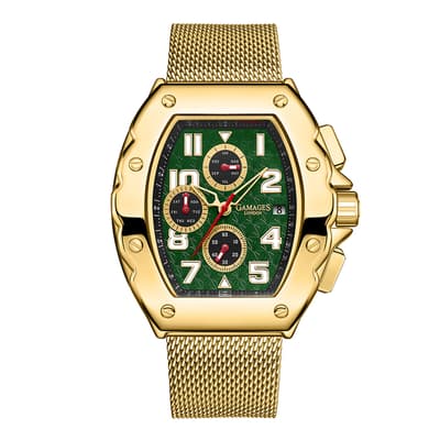 Men's Gamages Of London Limited Edition Hand Assembled Dimensional Automatic Gold