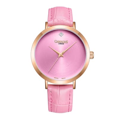 Women's Gamages Of London Pink Watch